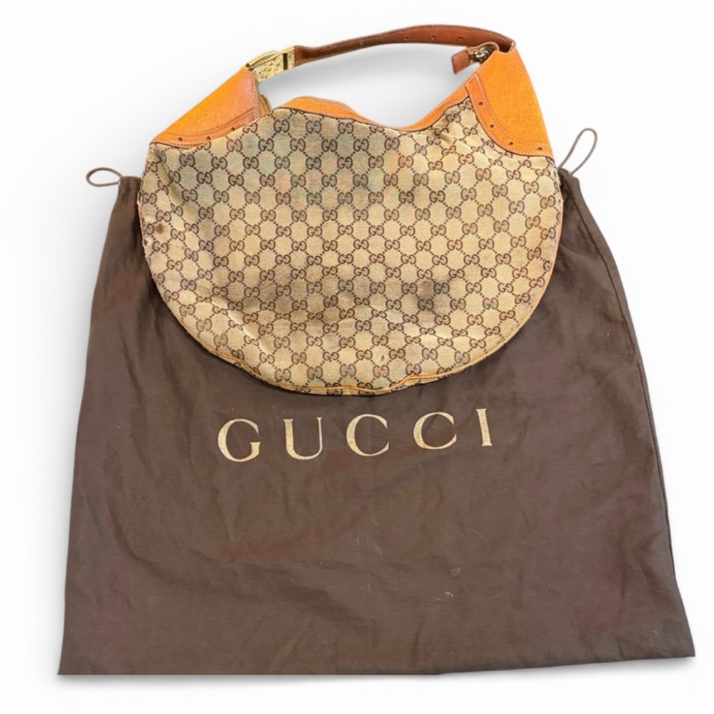 Gucci Monogram Hobo Bag